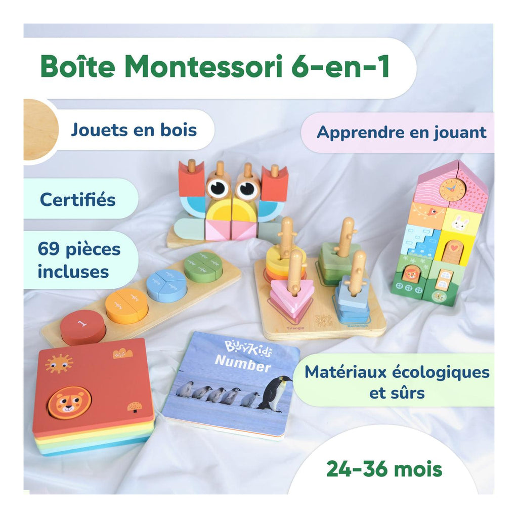 Set Montessori Estimulación 24 A 36 Meses