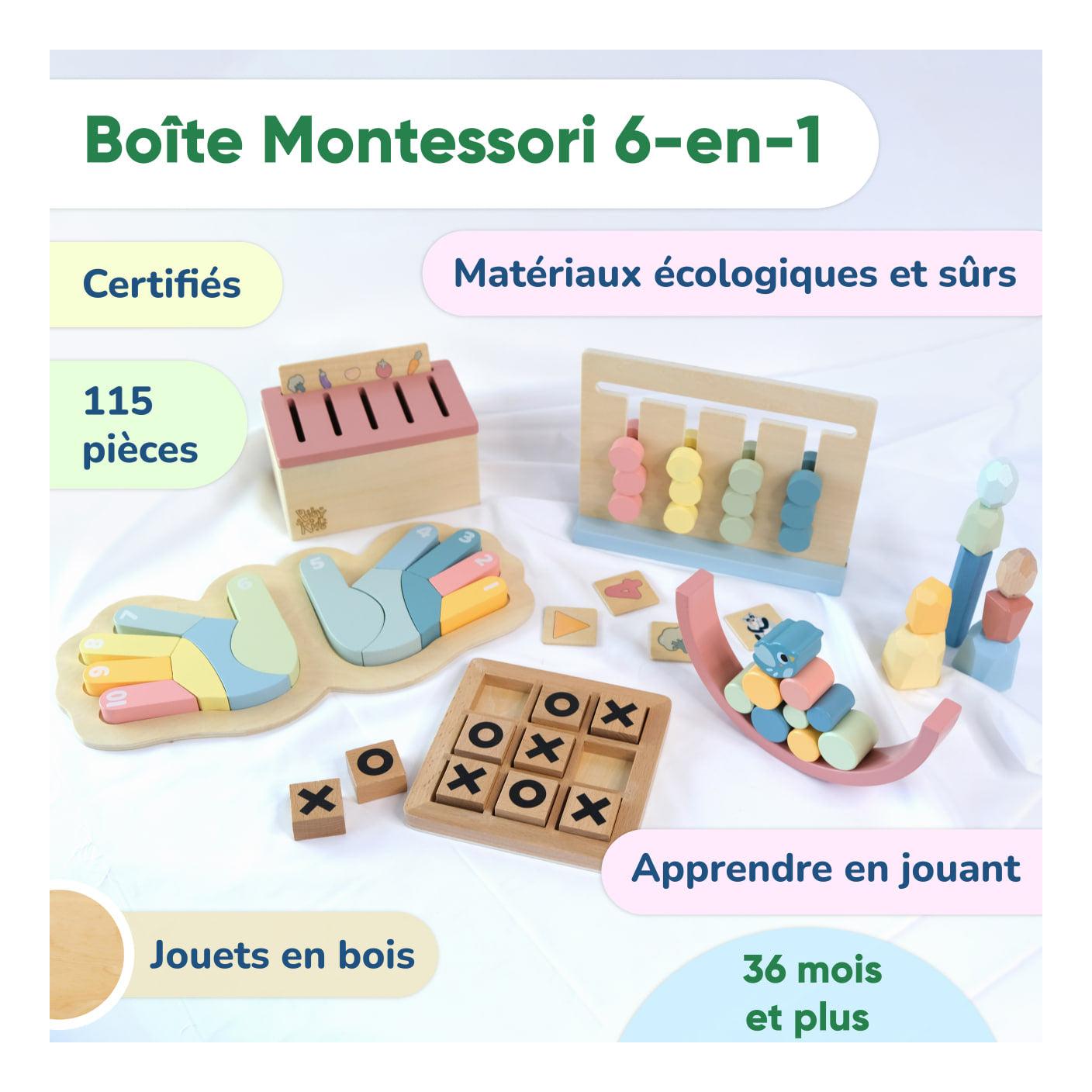 Set Montessori Aprendizaje 36 Meses+