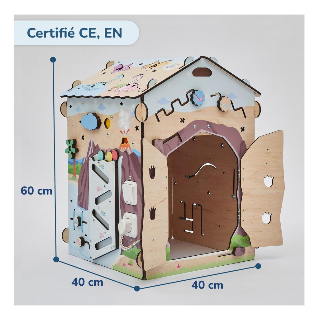Busy Board Dino Educational Playhouse With Lighting