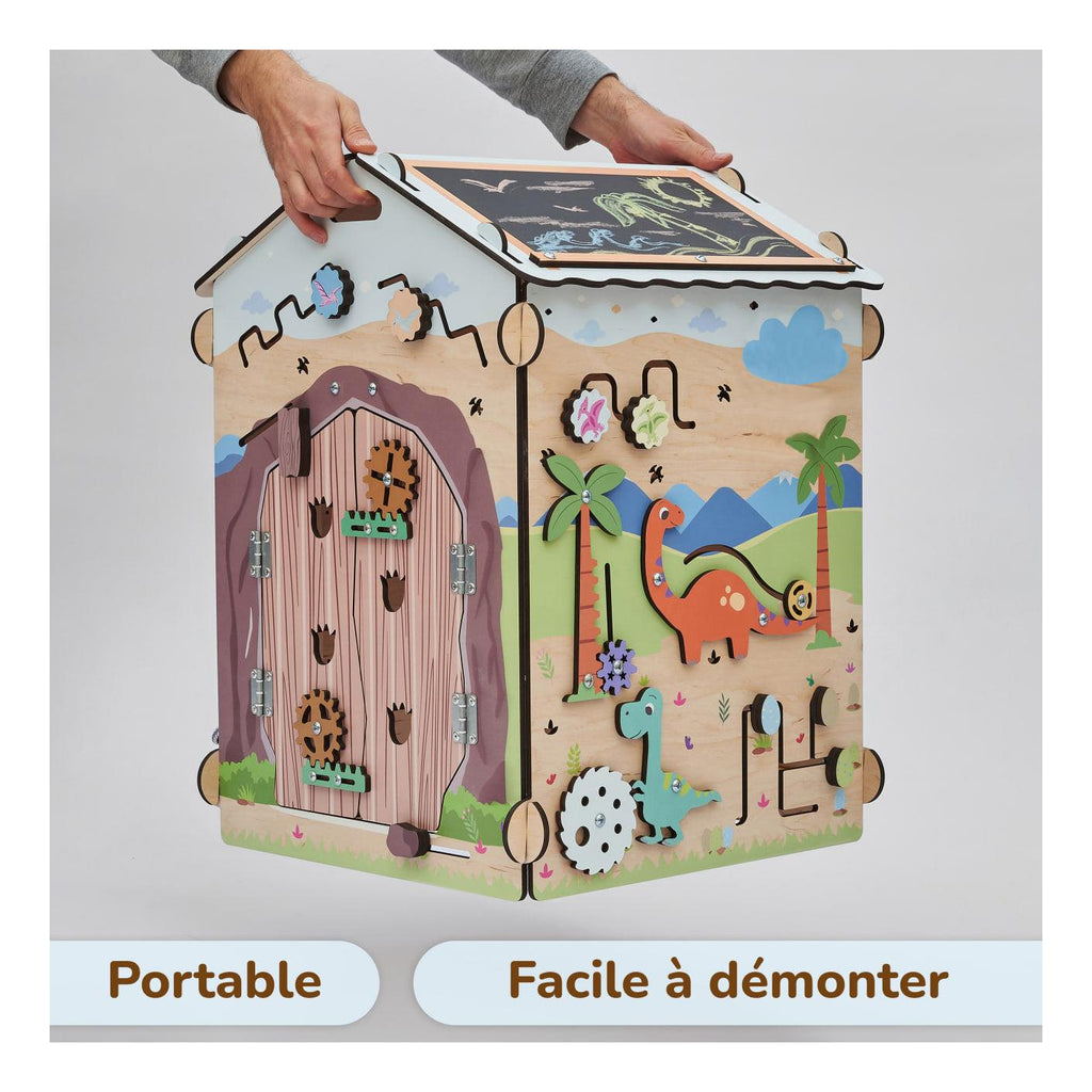 Busy Board Dino Educational Playhouse With Lighting