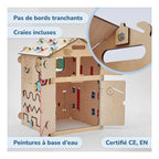 Busy Board Maisonnette Éducative En Bois – Natura