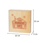 Set de figuras de madera Montessori – El Bosque