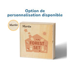 Set de figuras de madera Montessori – El Bosque