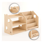 Bibliothèque & Étagère À Jouets Duo – Édition Limitée