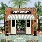 Puzzle 1000 Pièces Carré Pieces & Peace - Café BeignetPieces & Peace