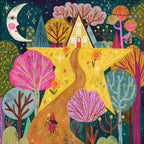 Puzzle 1000 Pièces Carré Pieces & Peace - Forêt CélestePieces & Peace