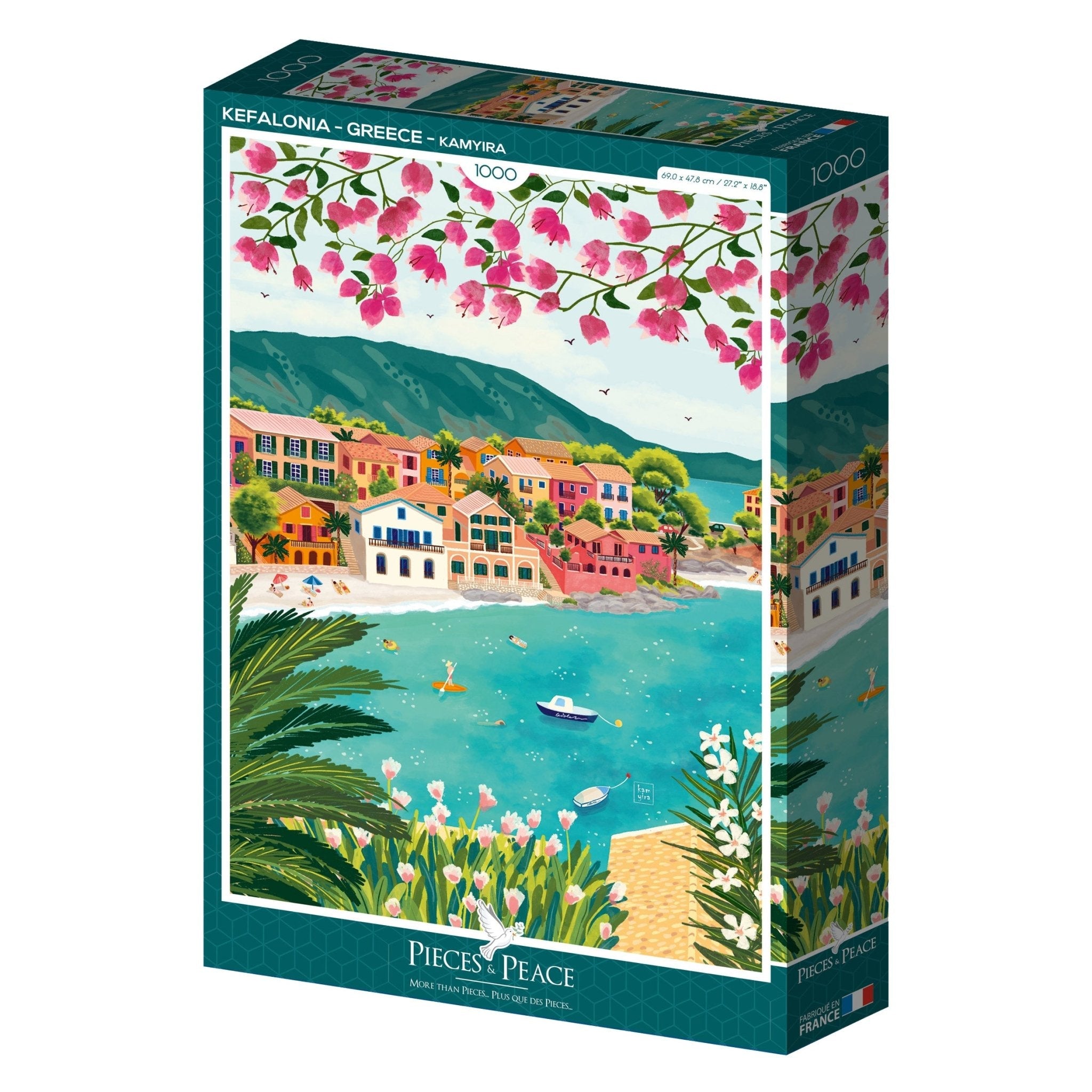Puzzle de 1000 piezas Piezas y paz - Cefalonia - GreciaPiezas y paz