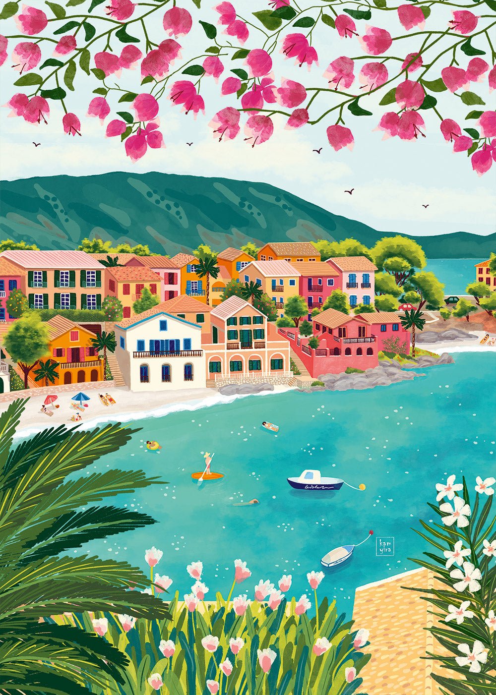 Puzzle de 1000 piezas Piezas y paz - Cefalonia - GreciaPiezas y paz