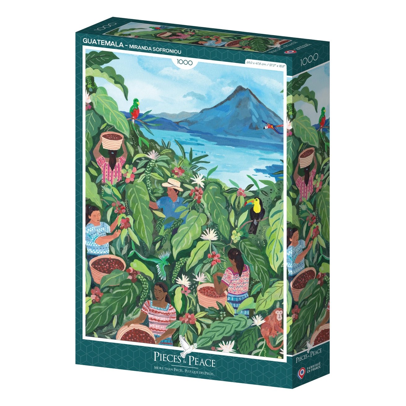 Puzzle de 1000 Piezas Piezas y Paz - GuatemalaPiezas y Paz