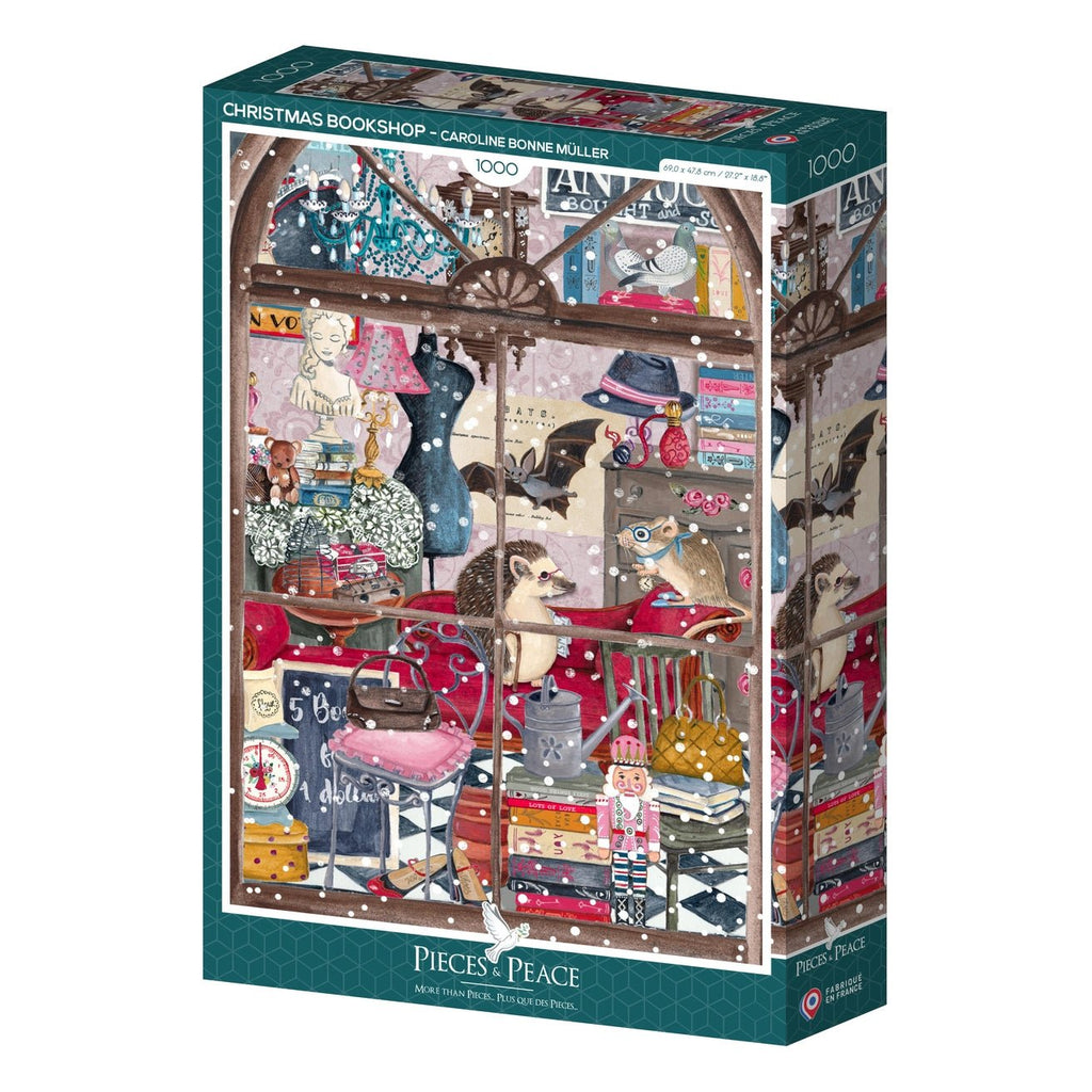 Puzzle 1000 Pièces Pieces & Peace - Librairie de NoëlPieces & Peace
