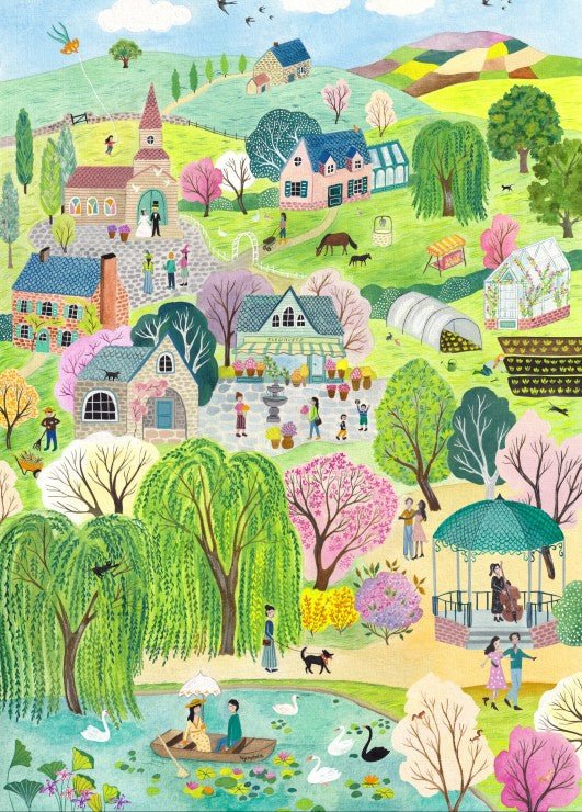 Puzzle de 1500 piezas Piezas y paz - Les Beaux JoursPiezas y paz