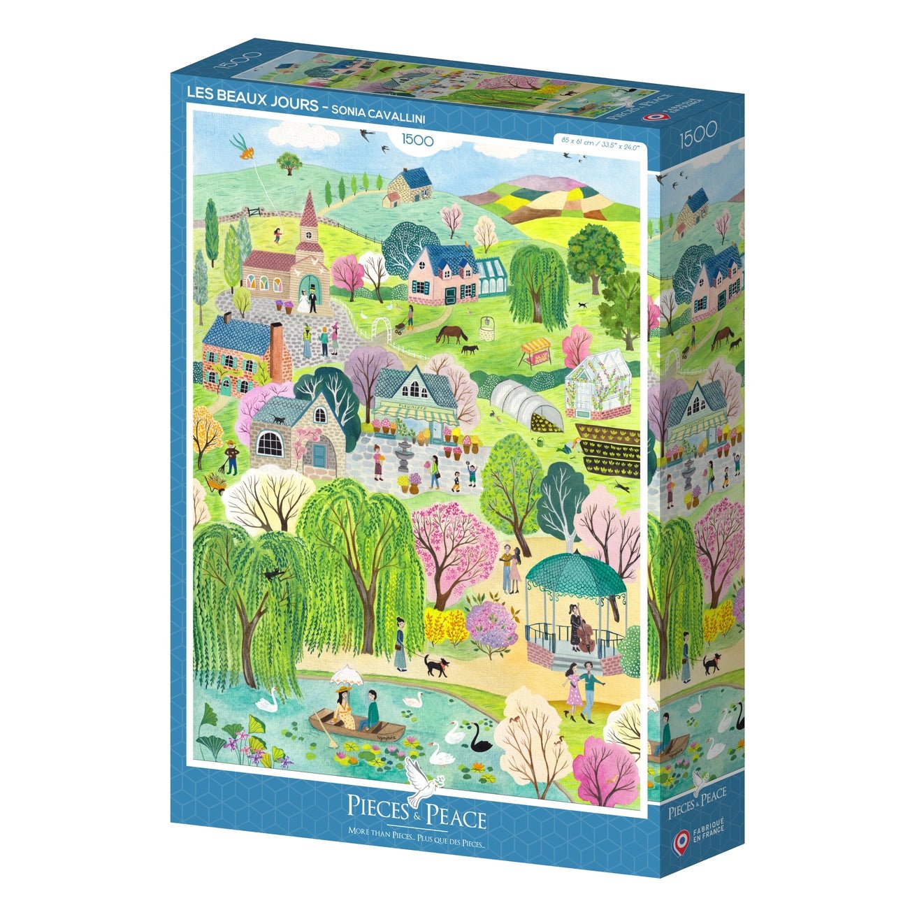 Puzzle de 1500 piezas Piezas y paz - Les Beaux JoursPiezas y paz