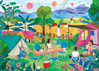 Pieces & Peace Puzzle de 1500 piezas - Verano en el camping Pieces & Peace
