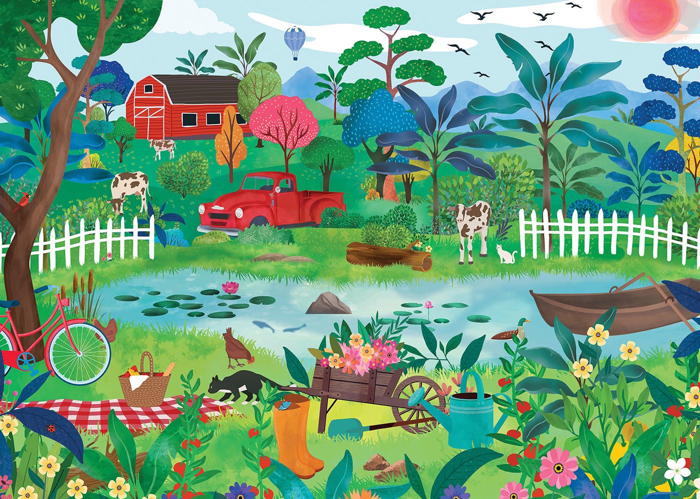 Pieces & Peace Puzzle de 500 piezas - 2 Puzzles - Oda a la Primavera Pieces & Peace