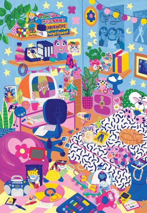 Puzzle de 1000 pièces - Nostalgie 90sPieces & Peace