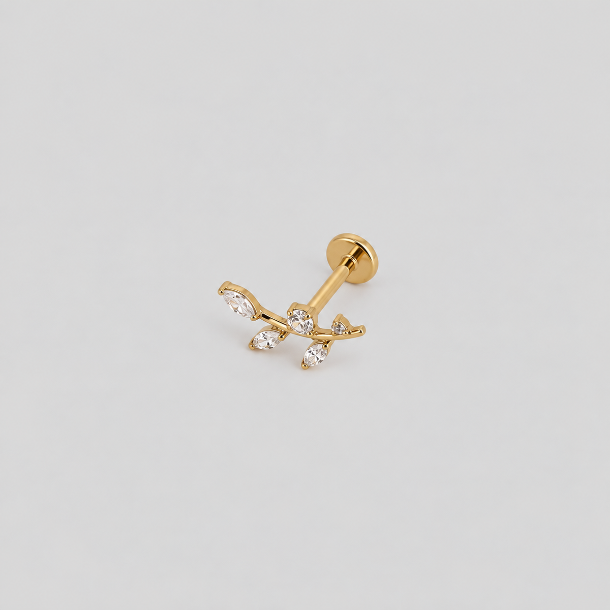 Piercing D’Oreille Brindille - Doré