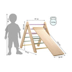 Pikler Triangle + Large Double-Sided Slide