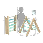 Pikler Triangle + Large Double-Sided Slide