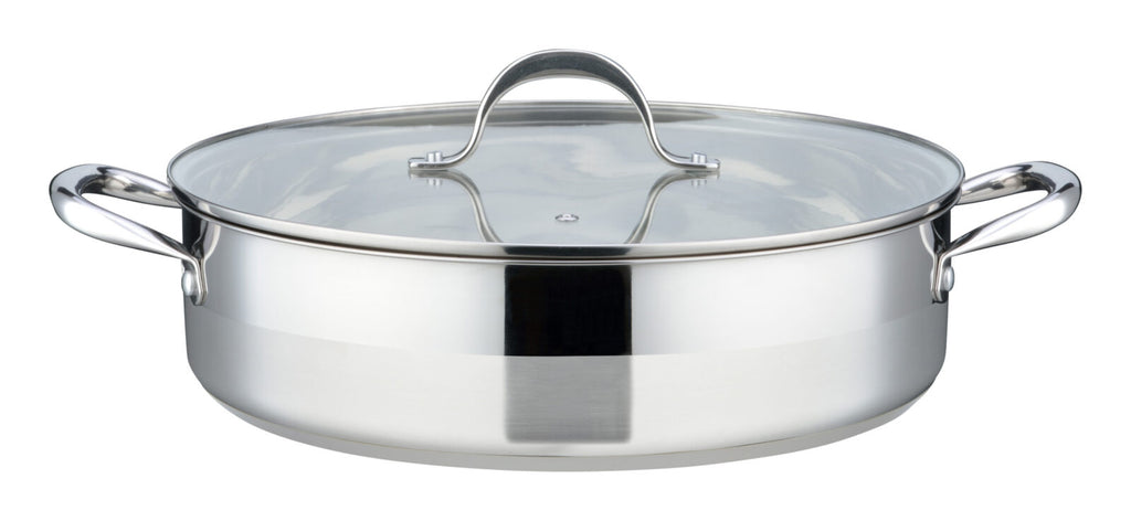 Sautoire 32cm Avec Couvercle - Acier Inoxydable - Inox