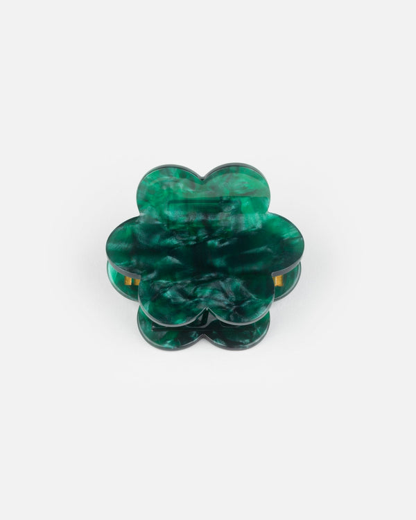 Hårklämma Fleurette - Vert
