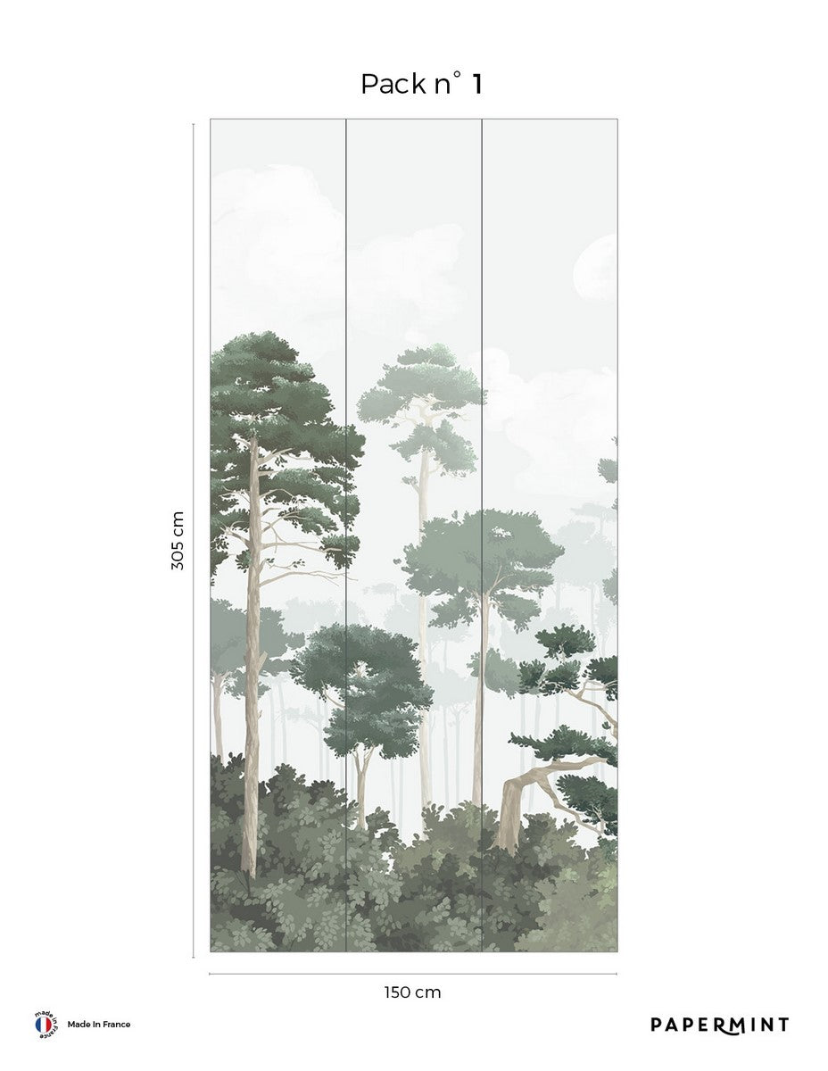 Fresk Pinewood - Pine Green