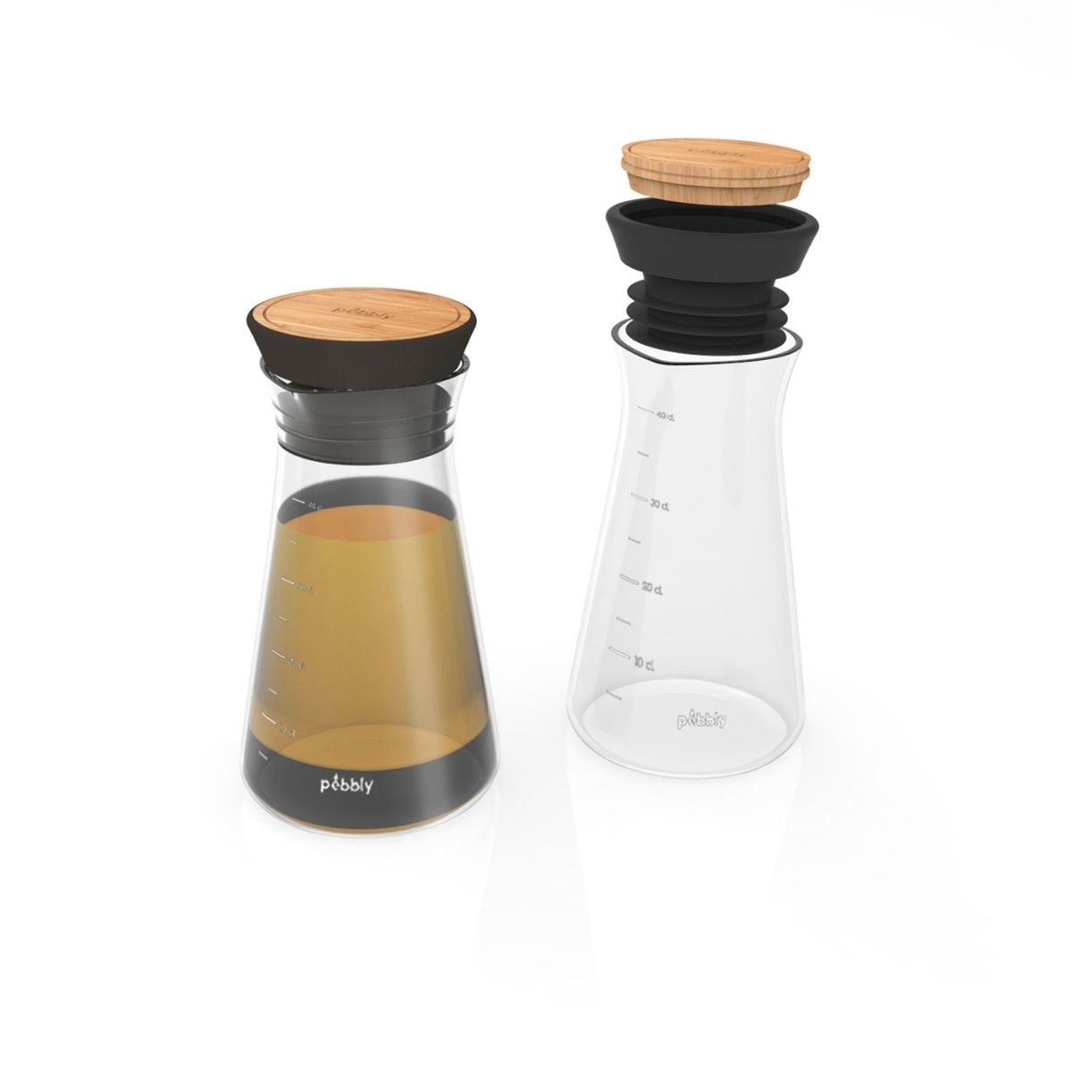 Shaker Per Vinaigrette In Vetro - Trasparente