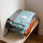 Mohair Throw - Blue