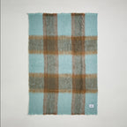 Mohair Throw - Blue