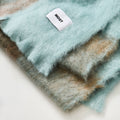 Mohair Throw - Blue