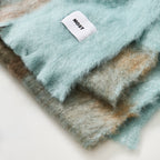 Mohair Throw - Blue