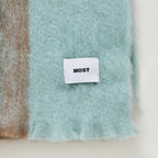Mohair Throw - Blue