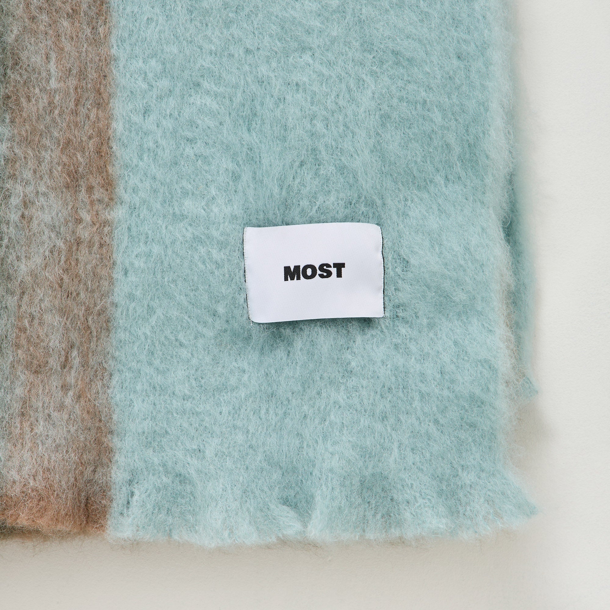 Mohair Throw - Blue