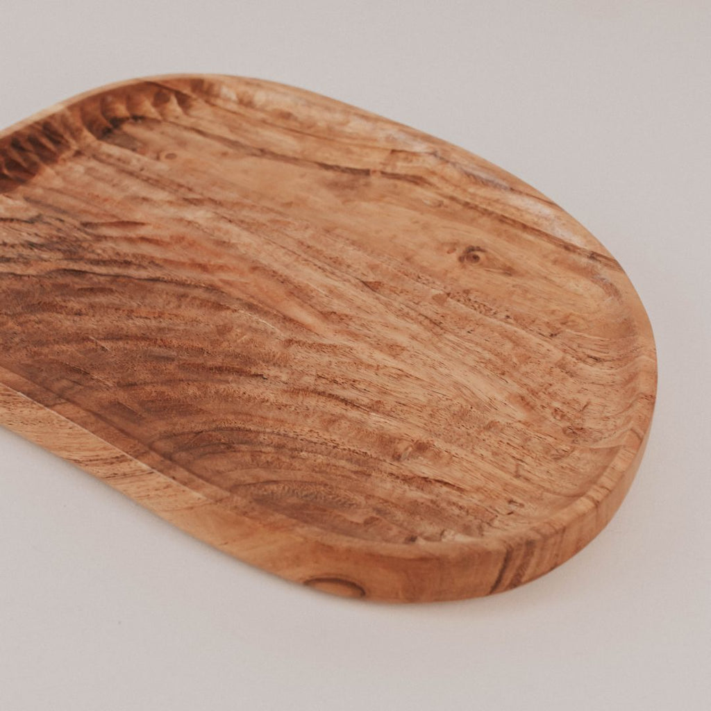 Natural Acacia Wood Tray
