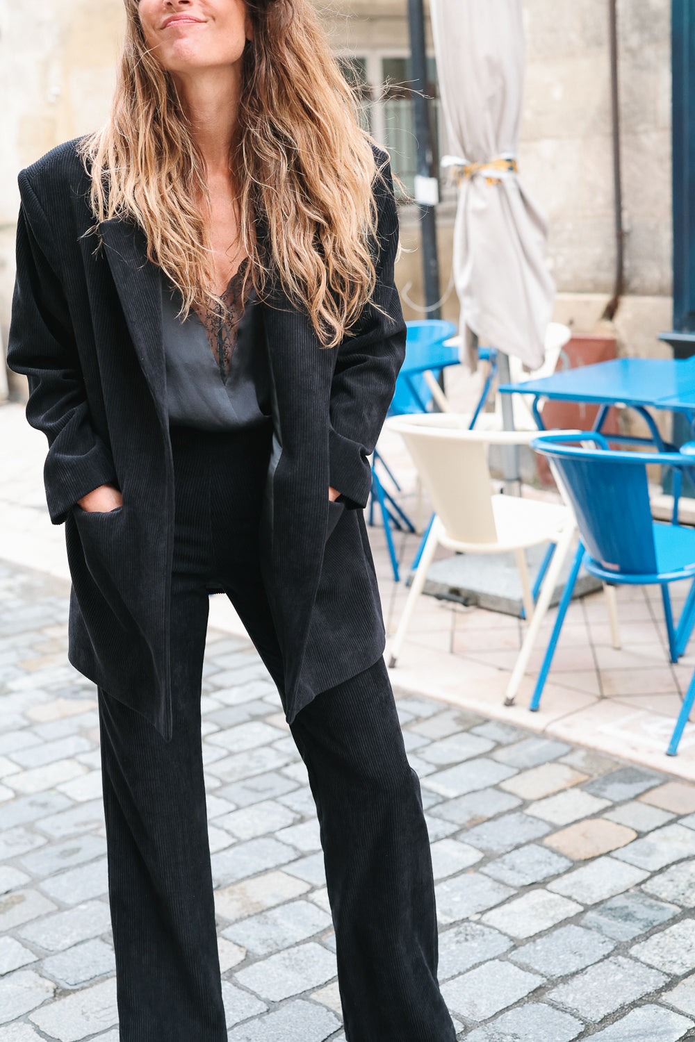 Veste Chica Velours - Noir