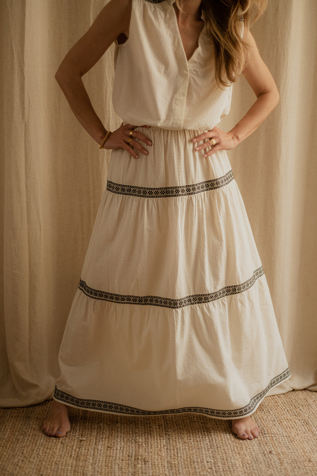 Plume Paris - Falda Sarah Crudo
