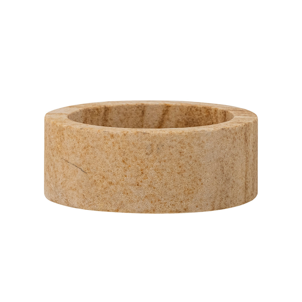 Dalin - Votive & Candlestick - Brown - Sandstone