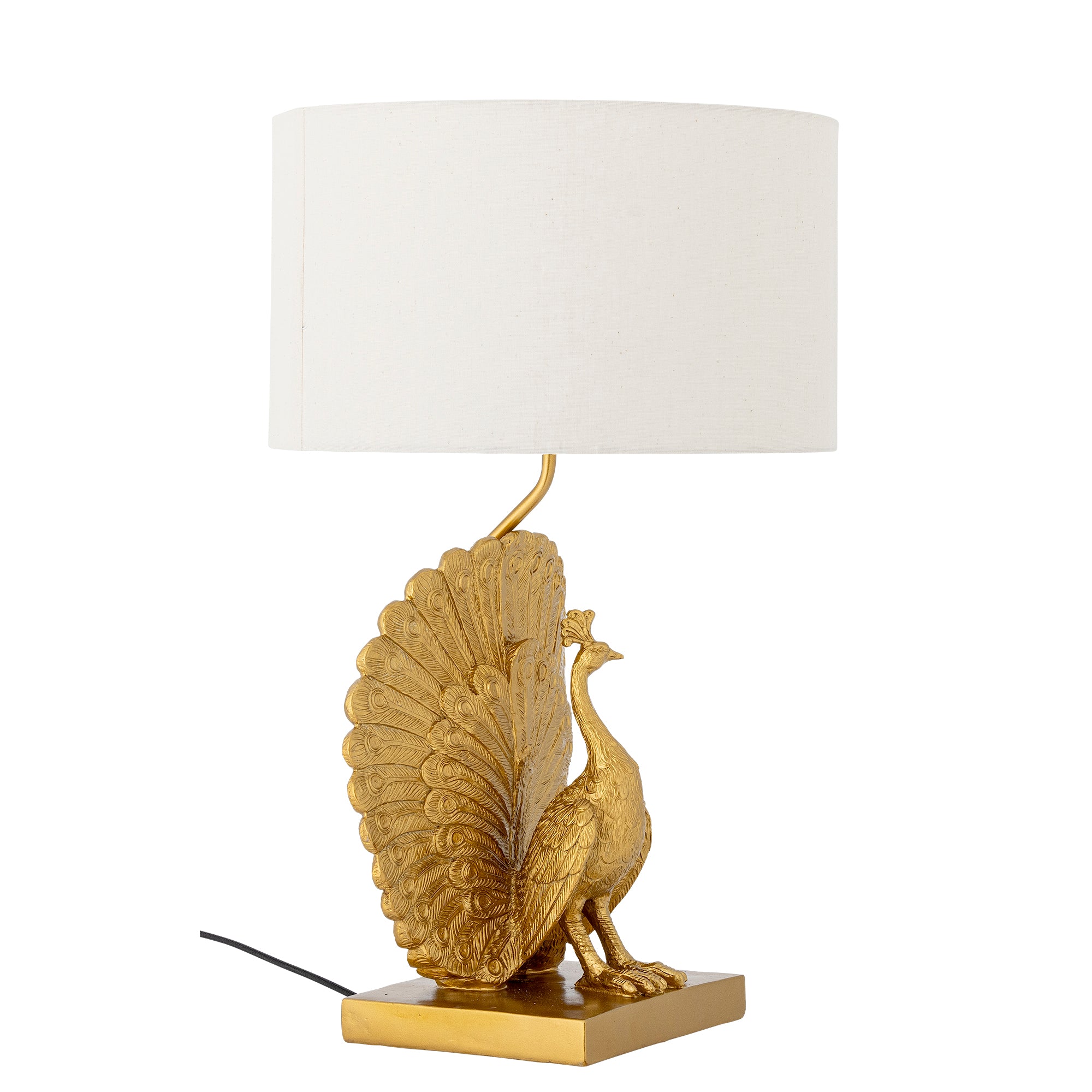 Peacock - Lámpara de Mesa - Dorado - Poliresina