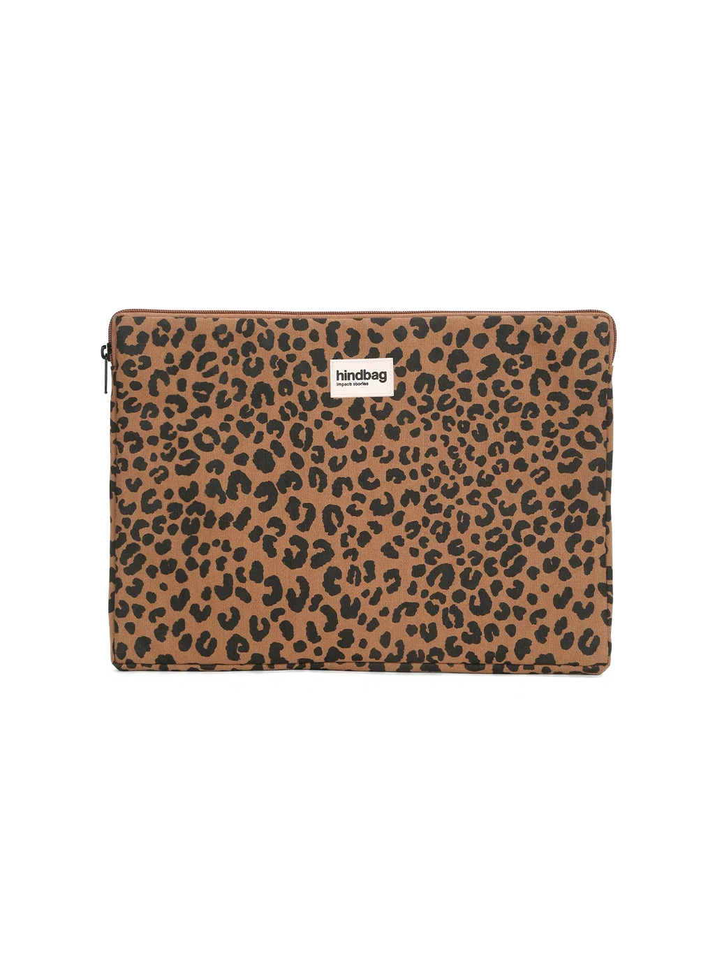 Ava Laptop Sleeve - Cinnamon Leopard