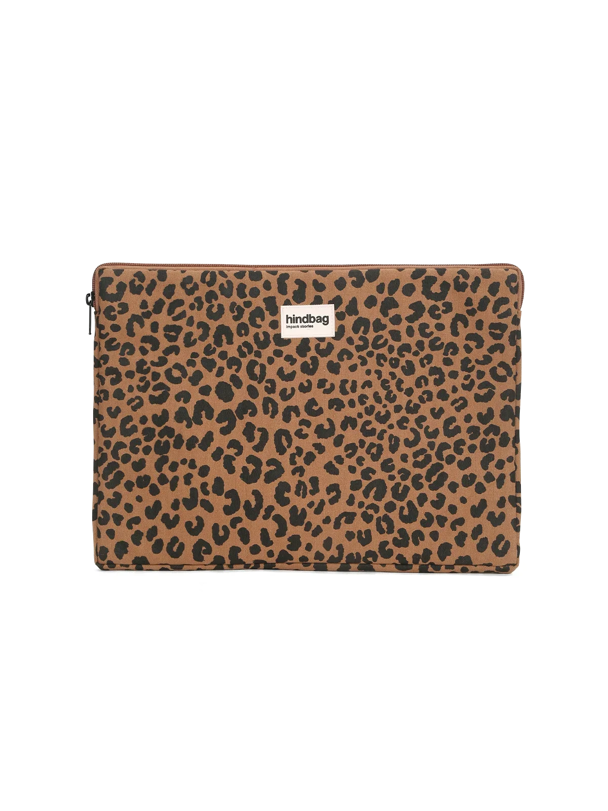 Ava Laptop Sleeve - Cinnamon Leopard