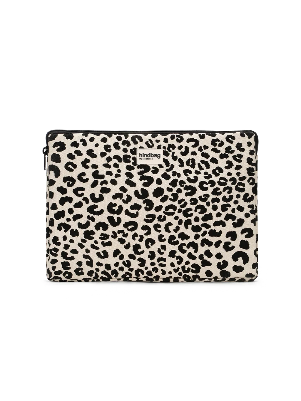 Laptophoes Ava - Luipaard Ecru