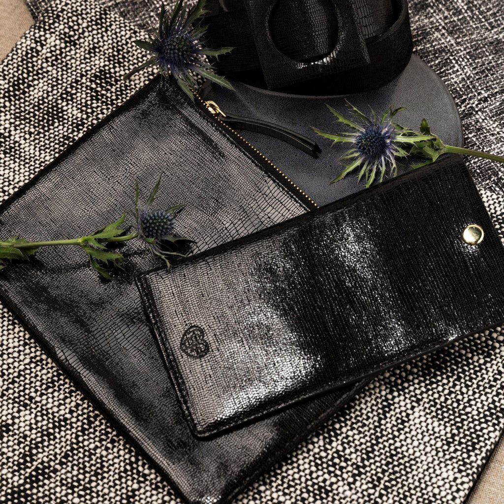 Estuche Basile - Lunares Rosa Dorado