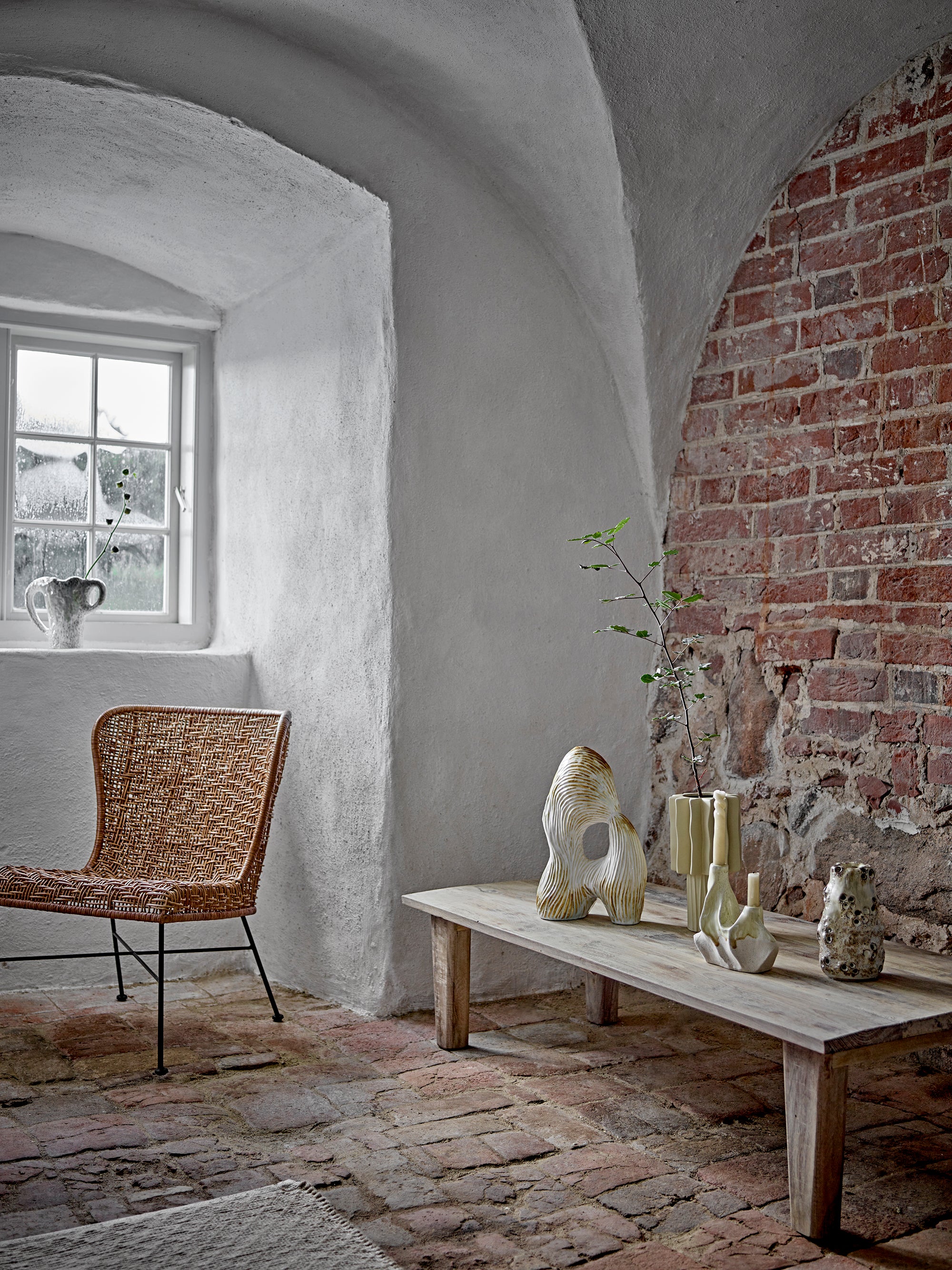 Eviella - Objeto Decorativo - Natural - Gres