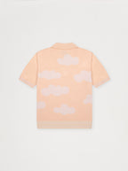 Polo Unisexe Nuages Abricot