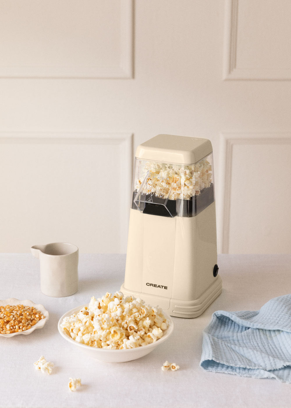 Popcorn Maker Retro - Palomitero eléctrico - Blanco roto