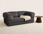 Poppy - 3-Seater Sofa Bed - Corduroy - Dark Grey