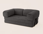 Poppy - 3-Seater Sofa Bed - Corduroy - Dark Grey