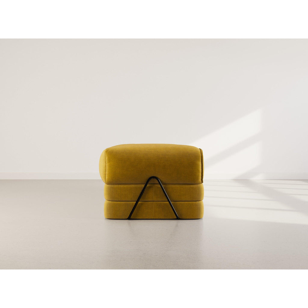 Poppy - Sofá Cama - 3 Plazas - Pana - Amarillo