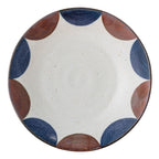 Camellia - Lot de 12 Assiettes Creuses - Bleu - Porcelaine
