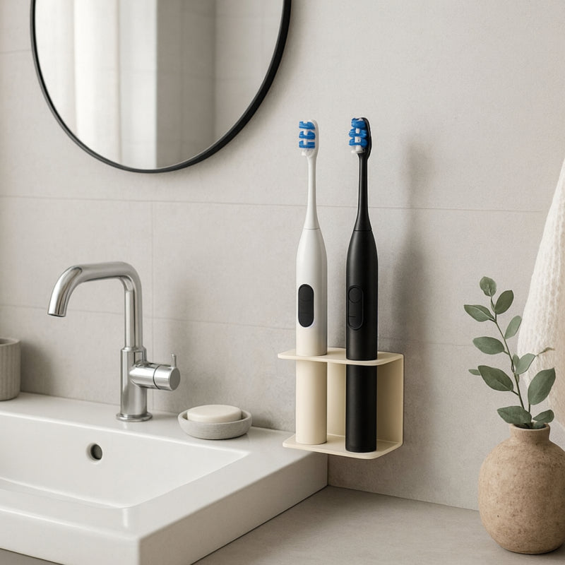 Toothbrush Holder - Energetic - Cream