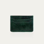 Tarjetero Manu Piel Verde Jade